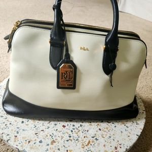 Authentic Ralph Lauren Leather Handbag..